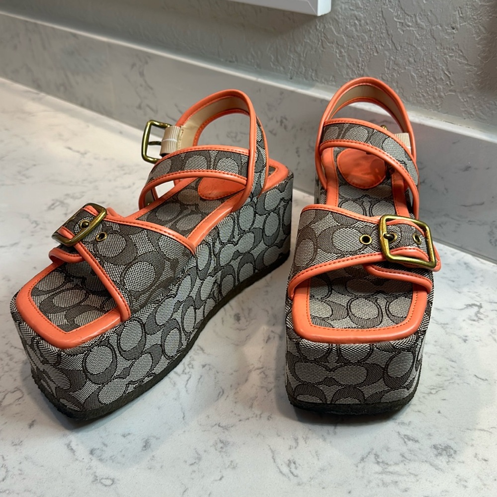 COACH Platform sandal